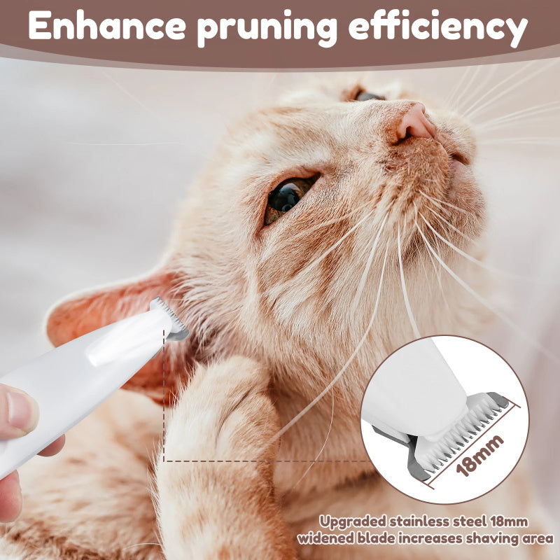 Rasoio Impermeabile per Animali con Display LED